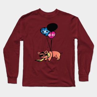 flying piggy Long Sleeve T-Shirt